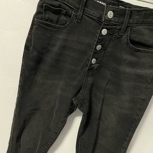 Old Navy Rockstar Super Skinny Jeggings high rise size 14 adjustable waist